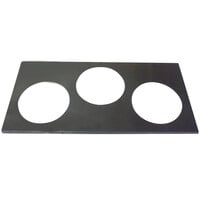 APW Wyott AA-56638 3 Hole Adapter Plate with 8 3/8" Openings
