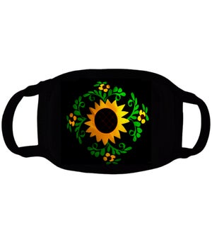 FASHION MASK #MSK-CAC SUNFLOWER 2 LAYERS COTTON