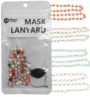 MASK LANYARD #MAL012 BEADS