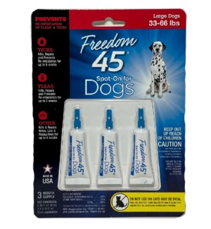 FREEDOM 45 #020 SPOT ON FOR DOG L