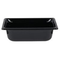 Vollrath 8034420 Super Pan? 1/3 Size Black Polycarbonate Food Pan - 4" Deep
