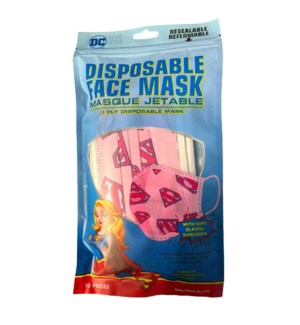 GIRL'S DISPOSABLE MASK #4325 WONDER WOMEN