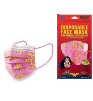 GIRL'S DISPOSABLE MASK #87451 WONDER WOMEN