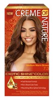Creme Of Nature Color #7.3 Medium Warm Brown Exotic Shine (98138)Case Pack Info: 12 Units