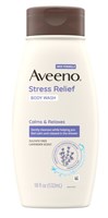 Aveeno Body Wash Stress Relief Lavender Scent 18oz (98158)Case Pack Info: 12 Units