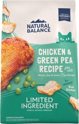 L.I.D. Limited Ingredient Diets Green Pea & Chicken Formula Grain-Free Dry Cat ...