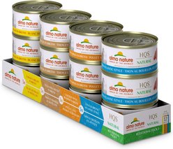HQS Natural Rotational Diet Chicken & Tuna Selections Variety Pack Grain-Free Canne...