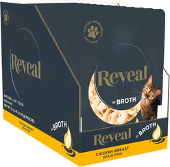 Natural Grain-Free Chicken Breast in Broth Flavored Wet Cat Food, 2.47-oz pouch, case of...