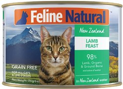 Lamb Feast Grain-Free Canned Cat Food, 6-oz, case of 12