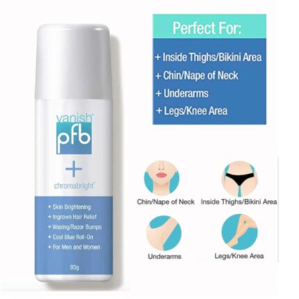 PFB Vanish Razor Bump Stopper Skin Care Treatment with Chromabright Dark Spot Remover