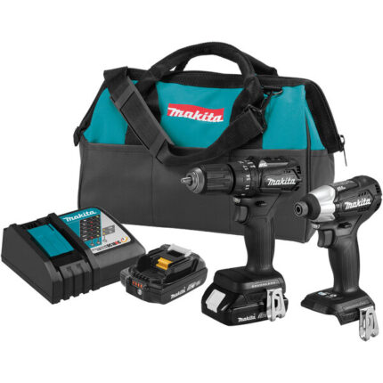 Makita CX205RB 18V LXT Lithium Ion Cordless Hammer Drill & Impact Driver Kit