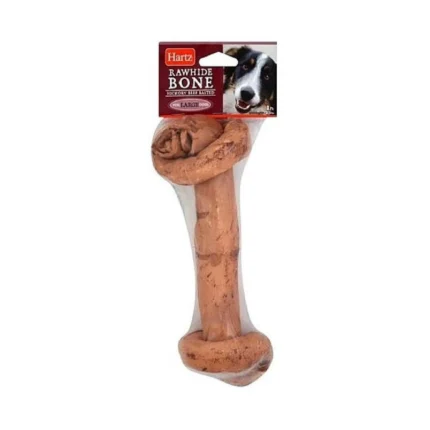 HARTZ BEEF RAWHIDE #876 CHEW BONE LARGE DOG