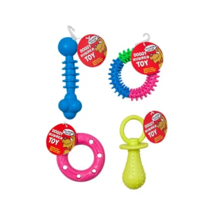 REG PET #66963P DOG TOY, RUBBER