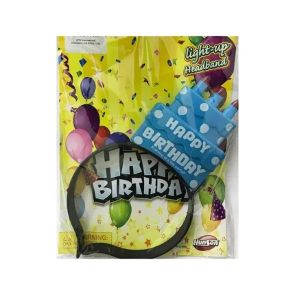 TOY K #77597 BIRTHDAY HEADBAND W/LIGHT